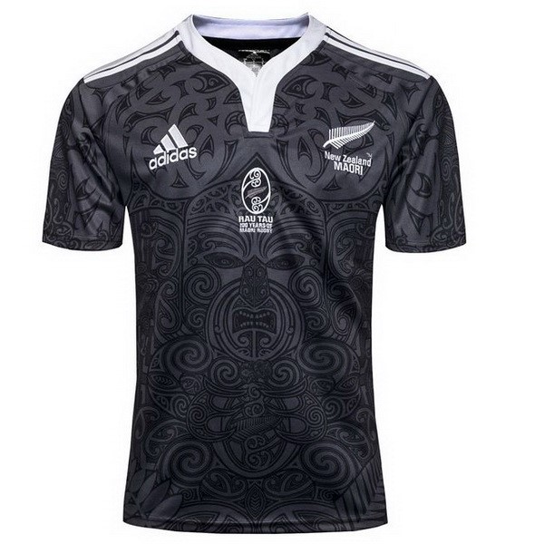 Camiseta Rugby All Blacks Edición Conmemorativa 100th Negro